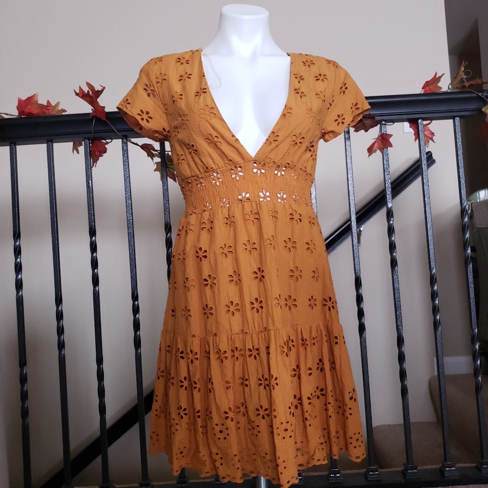 Charlotte Russe Lace Plunge Dress